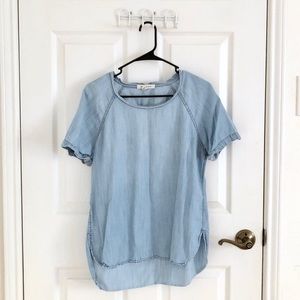 🎁 2 for $22 | Life in Progress chambray top